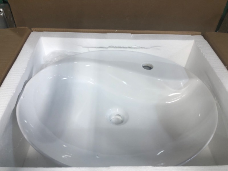 Photo 2 of *STOCK PHOTO FOR REFERNCE ONLY* HOMOKUS BRAND BATHROOM SINK, White