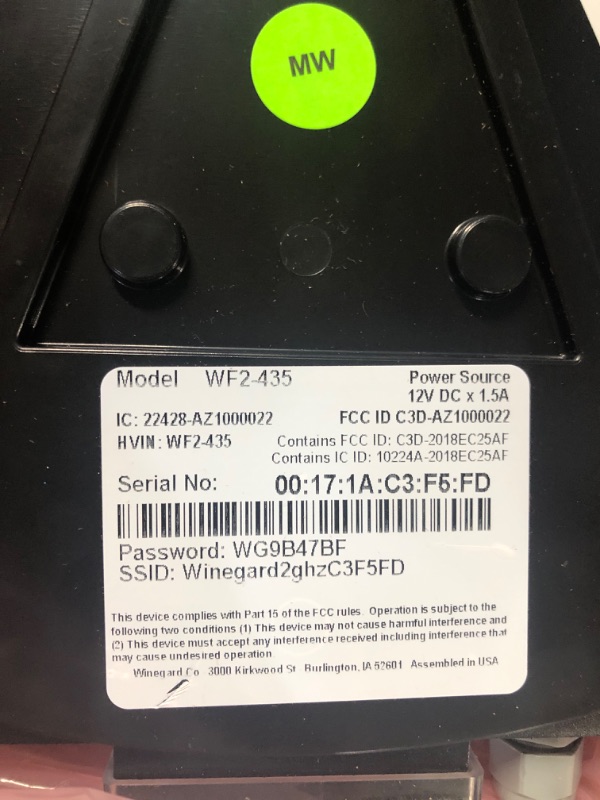 Photo 3 of Winegard 434719 ConnecT 2.0 4G2 (WF2-435) 4G LTE and Wi-Fi Extender for RVs 4G LTE + Wi-FI