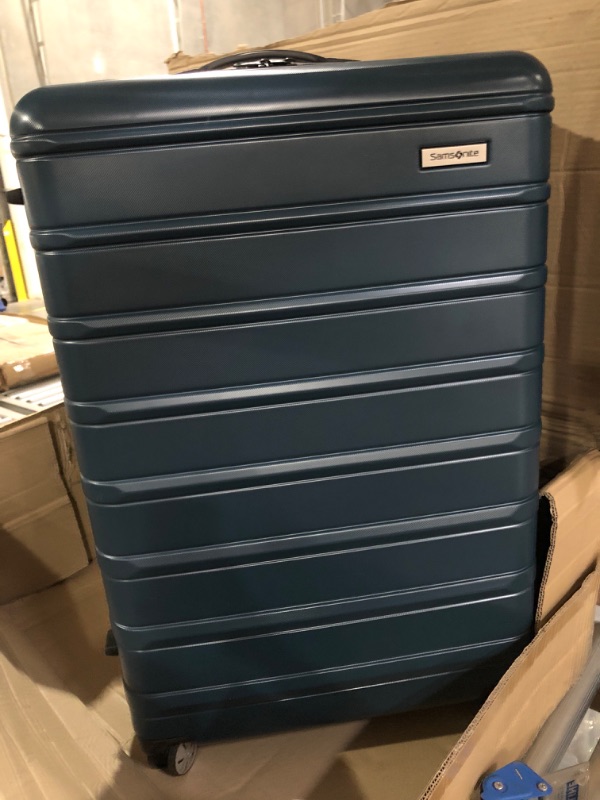 Photo 2 of ***DAMAGED - SEE NOTES***
Samsonite Omni 2 Hardside Expandable Luggage with Spinner Wheels, 3-Piece Set Nova Teal