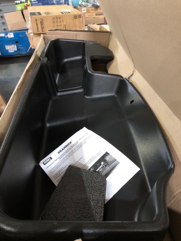 Photo 2 of Husky Liners Gearbox Storage Systems | Under Seat Storage Box - Black | 09061 | Fits 2019-2023 Chevrolet Silverado/GMC Sierra 1500 Double Cab