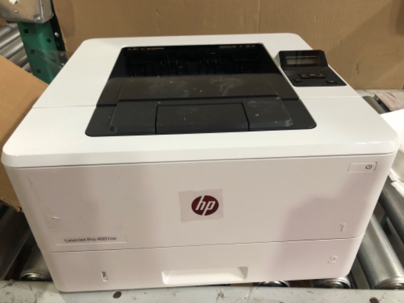 Photo 2 of (USED) HP LaserJet Pro 4001dn Black & White Printer- STOCK PHOTO IS FOR REFERENCE 
