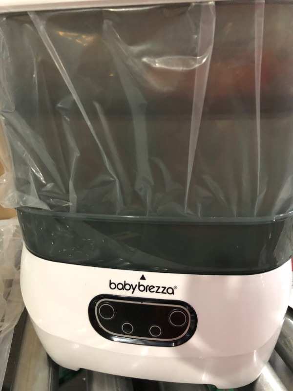 Photo 4 of Baby Brezza Baby Bottle Sterilizer and Dryer Advanced – Electric Steam Sterilization Machine – Universal Sterilizing for All Bottles: Plastic + Glass + Pacifiers + Breast Pump Parts - HEPA Filtration