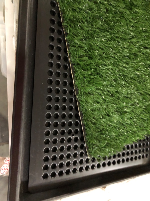 Photo 2 of 
TREETONE Artificial Grass Door Mat, Perfect for Entryway, Dog Realistic Grass Mats measure 16 x 20