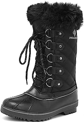 Photo 1 of DREAM PAIRS Women's Mid-Calf Waterproof Winter Snow Boots- See note at bottom-