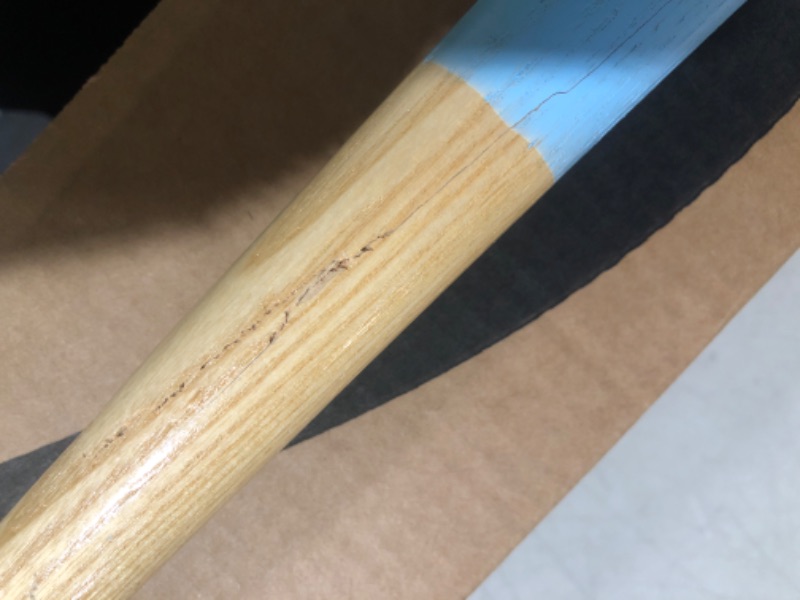 Photo 3 of  Louisville Slugger Genuine Mix Unfinished Light Blue Baseball Bat