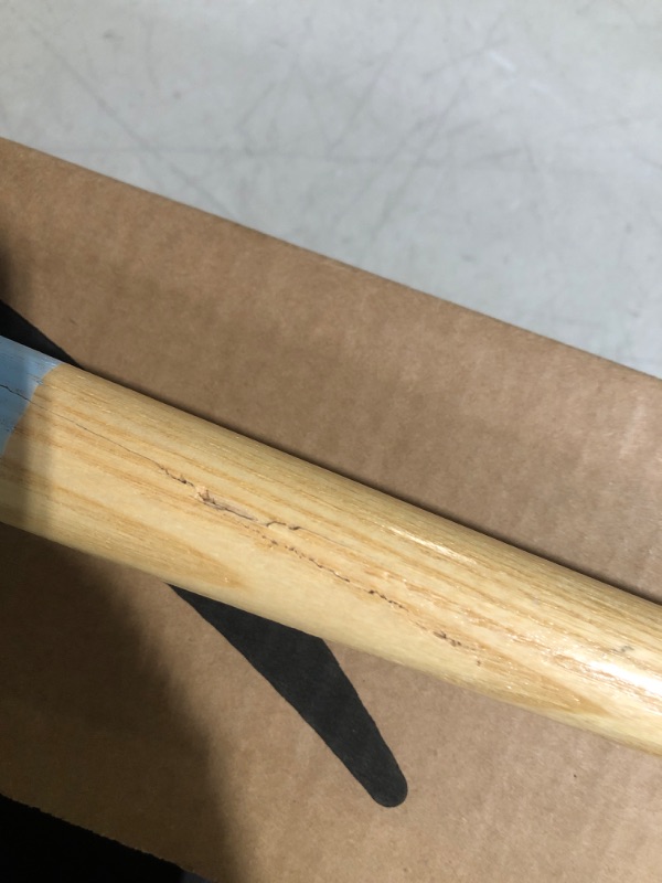 Photo 4 of **item damaged**see images***
 Louisville Slugger Genuine Mix Unfinished Light Blue Baseball Bat