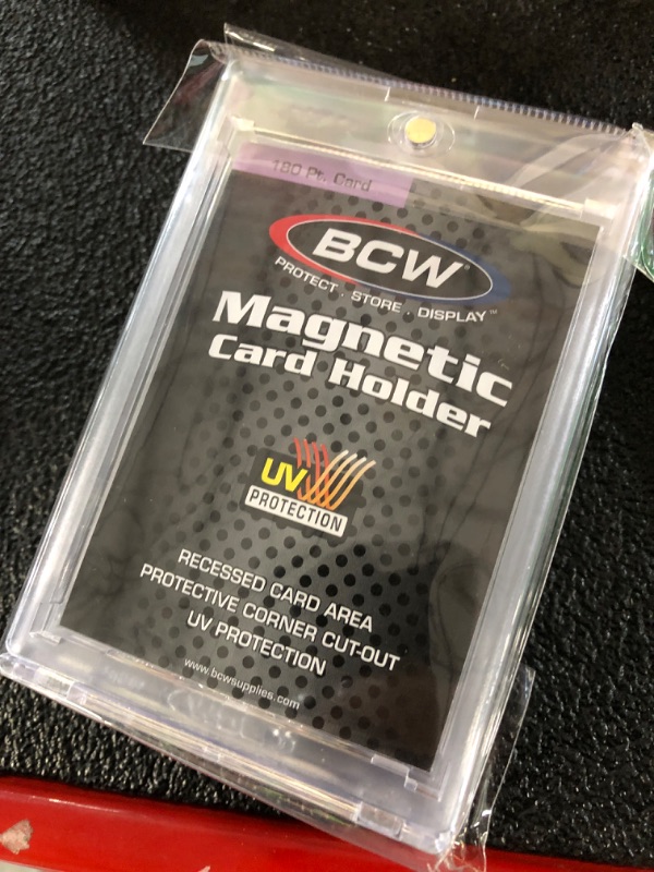 Photo 1 of BCW Magnetic Card Holder - 180 Pt. (6 Pack)