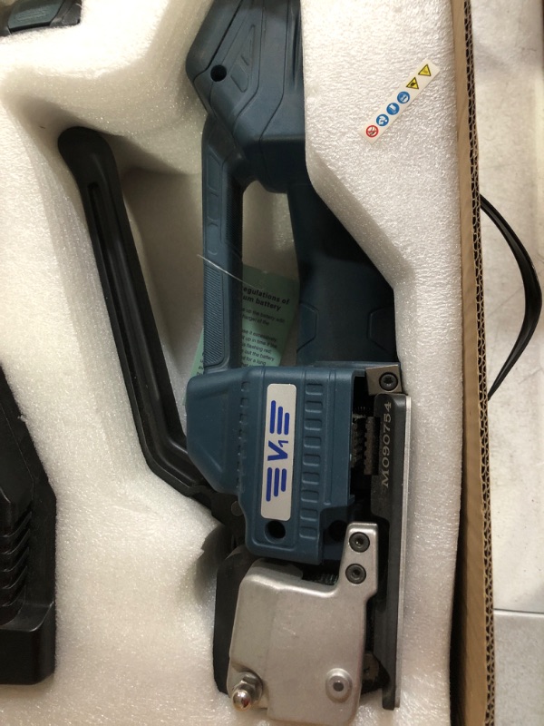 Photo 1 of SDRTOP Electric Strapping Machine V1 Handheld Semi-Automatic Banding Tools B-Blue