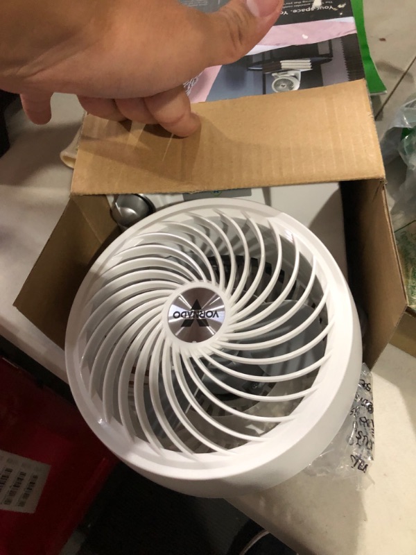 Photo 2 of **STOCK PHOTO REFERENCE ONLY** Compact Air Circulator Fan with Variable Speed Control, White