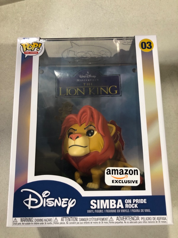 Photo 2 of Funko Pop! VHS Cover: Disney - The Lion King, Simba (Amazon Exclusive)