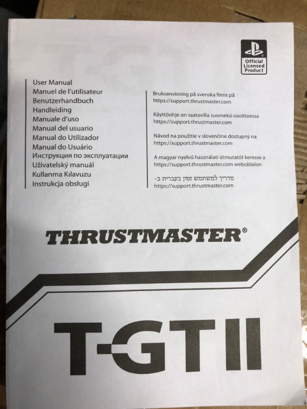 Photo 5 of **NO POWER CORD** Thrustmaster T-GT II - Racing Wheel with 3 Magnetic Pedal Set, (PS5, PS4, PC) Bundle Pack