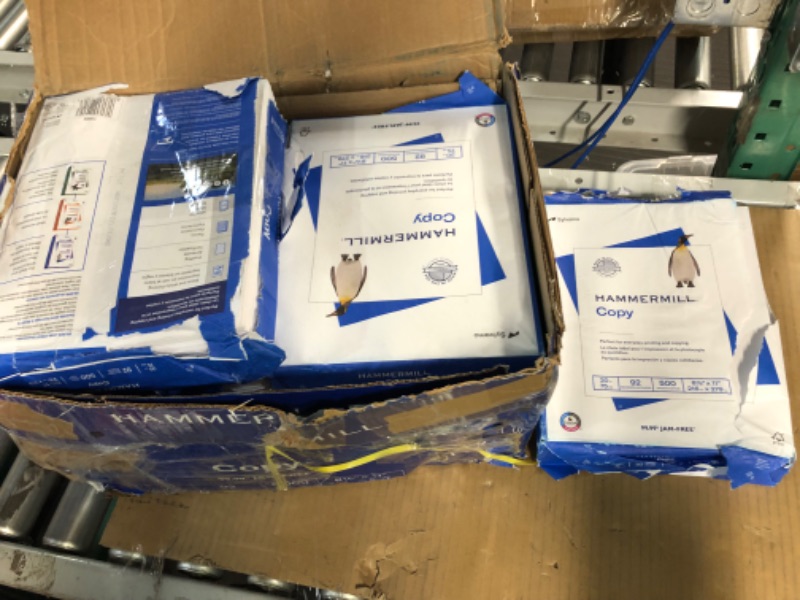 Photo 1 of Hammermill Printer Paper, 20 lb Copy Paper, 8.5 x 11 - 10 Ream (5,000 Sheets) - 92 Bright, Made in the USA
