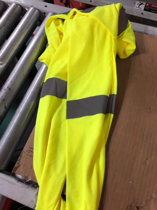 Photo 2 of Men's Medium Hi-Visibility Yellow ANSI Class 3 Long Sleeve Shirt