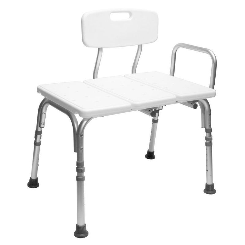 Photo 1 of Glacier Bay Tub Transfer Bench and Bath Seat, White