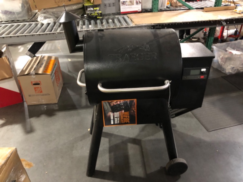 Photo 2 of ***USED - MISSING PARTS - SEE NOTES***
Traeger Pro 575 Wifi Pellet Grill and Smoker in Black