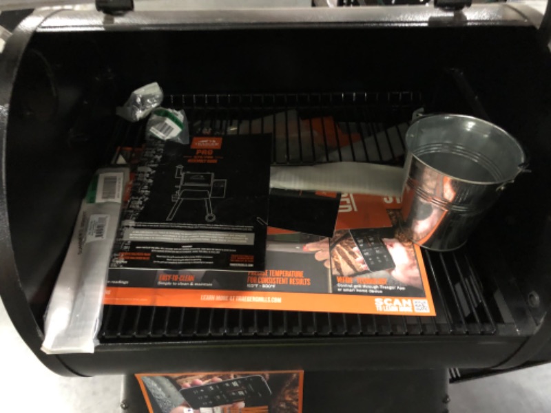 Photo 6 of ***USED - MISSING PARTS - SEE NOTES***
Traeger Pro 575 Wifi Pellet Grill and Smoker in Black