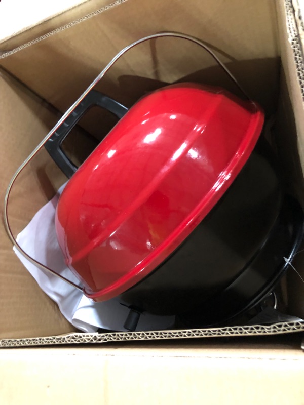 Photo 1 of 14 in Portable Charcoal Grill Red/Black Sold by ChoyceWear-OL