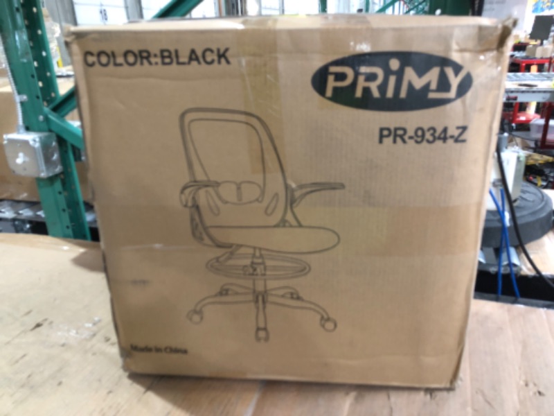 Photo 2 of ***MISSING PARTS - SEE NOTES***
Primy Office Ergonomic Desk Chair with Adjustable Lumbar Support and Height, Black
