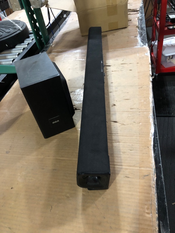 Photo 2 of Sound Bar with Subwoofer Deep Bass 2.1 CH  **NOT TESTED** ***NO CORDS*** 