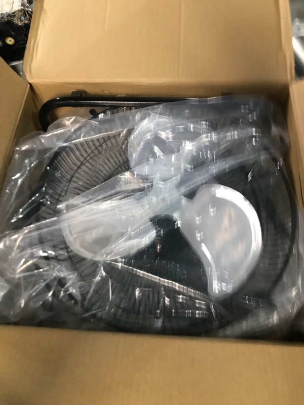 Photo 1 of CYBERDAX 14 Inch Portable Wireless Rechargeable Table Fan with Solar Panel Powered and AC Charger Dual Input for Household, Camping, Fishing Outdoors