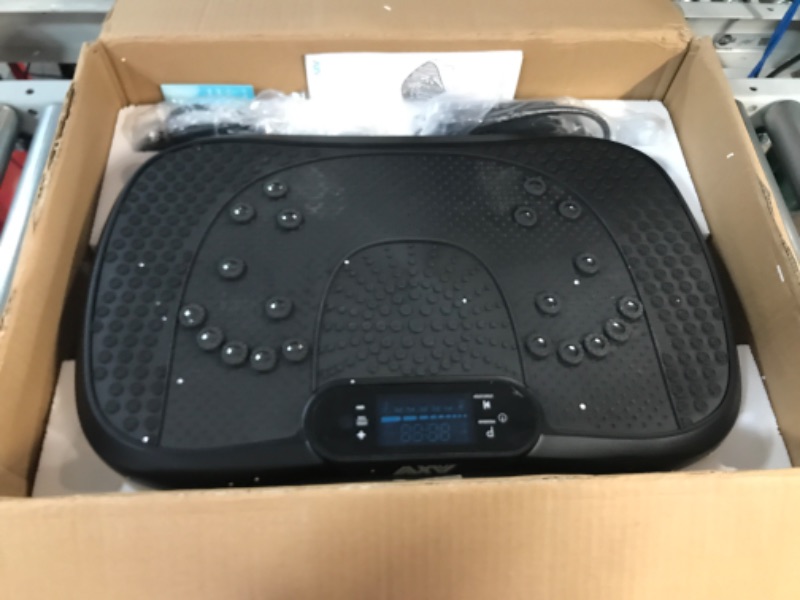 Photo 1 of *UNTESTED* AXV Vibration Plate Exercise Machine Whole Body Workout