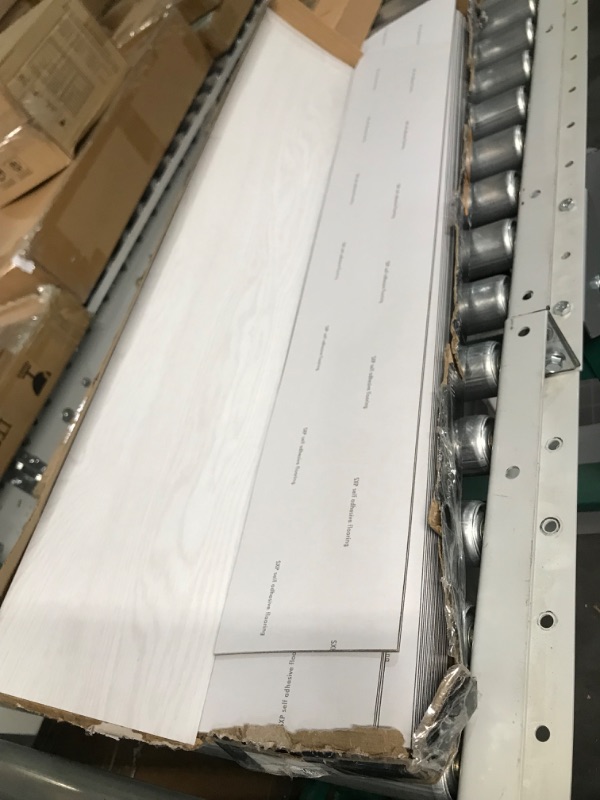 Photo 1 of *SEE NOTES* Peel and Stick Floor Tiles Vinyl Flooring Planks, 24 Sheets 36 Sq.Ft, White Washed
