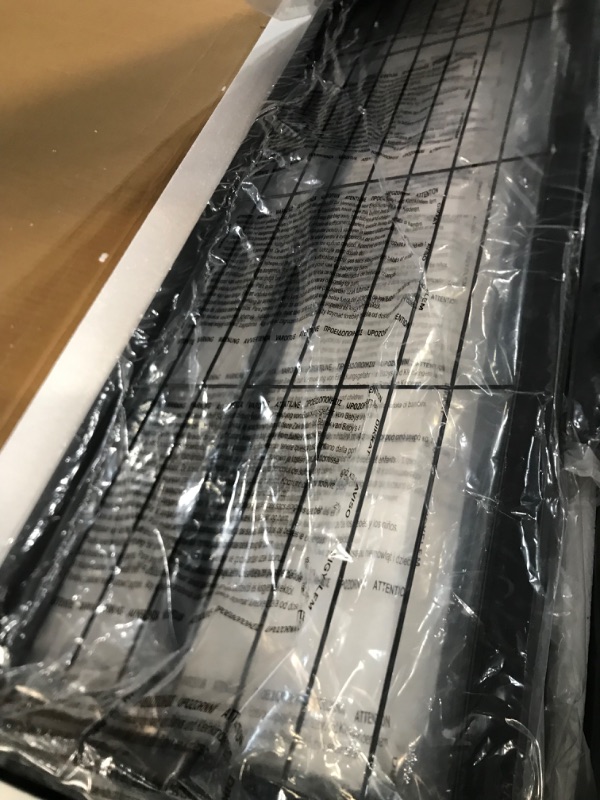 Photo 1 of *SEE NOTES* Ecoprsio Console Table with Mesh Shelves, 2 Tier Grey 