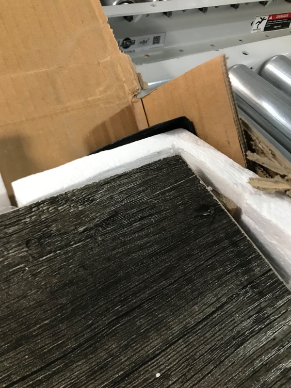 Photo 1 of *SEE NOTES* Ecoprsio Console Table with Mesh Shelves, 2 Tier Grey 