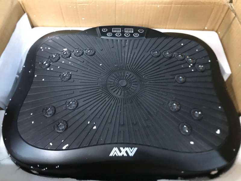 Photo 2 of *SEE NOTES* AXV Vibration Plate Exercise Machine, BLACK