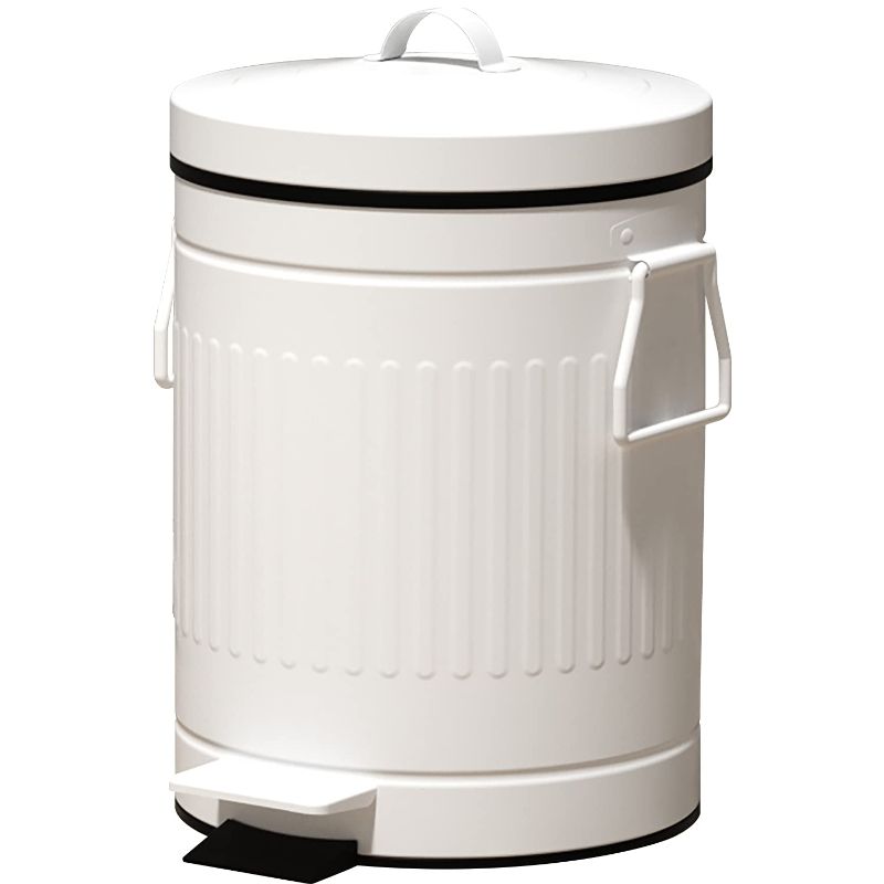 Photo 1 of *SEE NOTES* Retro Trash Can with Lid - 12L/3.2 Gal 