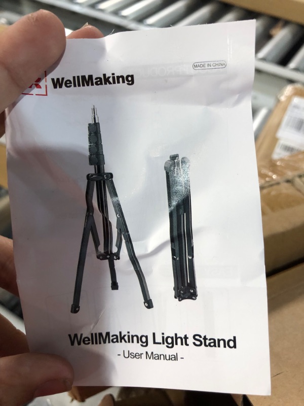 Photo 4 of WELLMAKING Light Stand, 72 inches led Light Stand Reverse Folding Light Tripod for Photograph