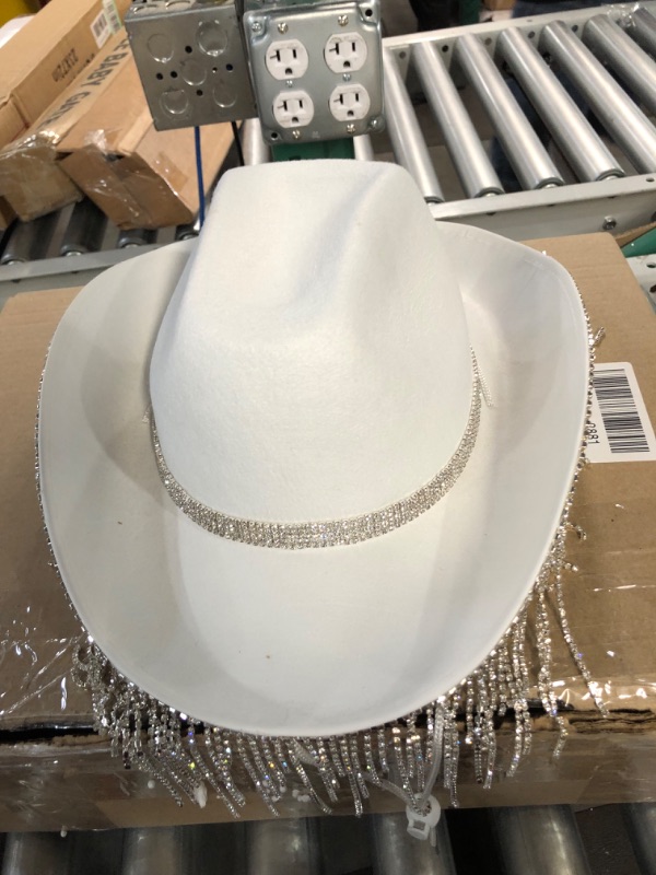 Photo 2 of **USED** ADULT COWGIRL/COWBOY BEDAZZLED HAT 