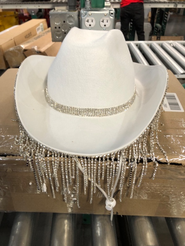 Photo 3 of **USED** ADULT COWGIRL/COWBOY BEDAZZLED HAT 