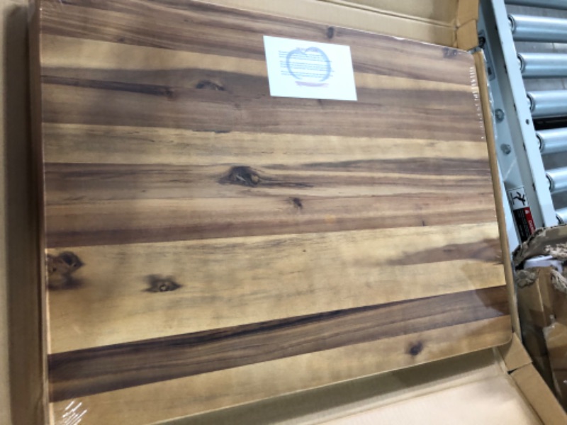 Photo 3 of (BRAND NEW) Thirteen Chefs Cutting Boards - Large, Lightweight, 24 x 18 Inch Acacia Wood Chopping Board