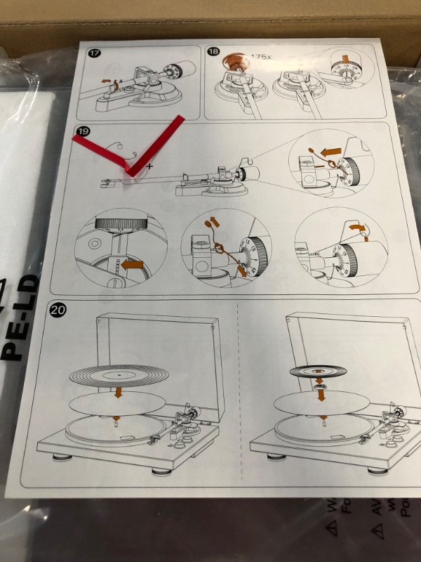 Photo 5 of 1 BY ONE Belt Drive Turntable with Bluetooth Connectivity, 