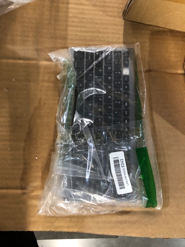 Photo 2 of ***MISSSING KEY*** Jelly Ergo Backlit Rechargeable Bluetooth Keyboard for iPad 10.2", iPad Pro 10.5" / 11" / 12.9", iPad 5 Gen & Later, iPad Air 4 10.9" /3/2, iPad 7/6/5, iPad Mini 4th Gen&Later, iPhone, Space Gray Black