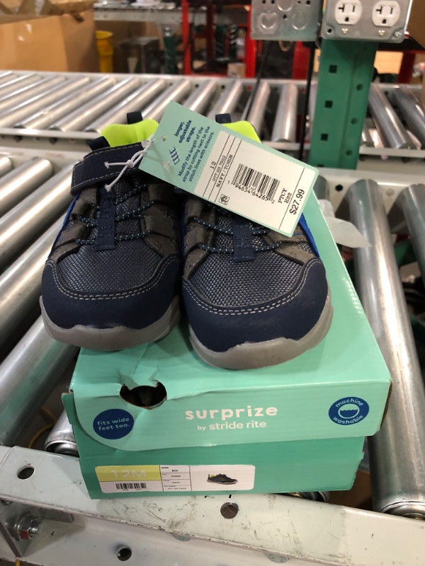 Photo 2 of *NEW WITH TAGS* Toddler Boys' Surprize by Stride Rite Torin Sneakers - Navy 12, Blue Blue