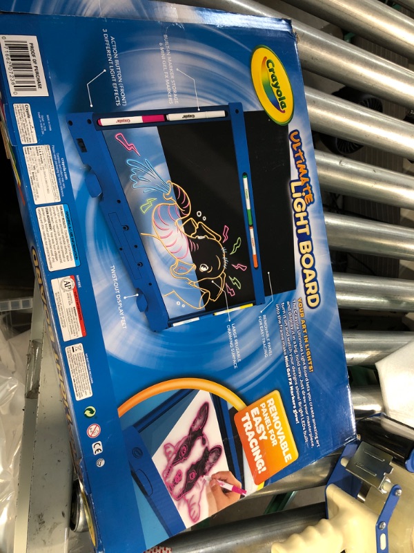 Photo 2 of Crayola Ultimate Light Board Blue, Drawing Tablet, Toys & Gifts For Kids, Ages 6, 7, 8, 9 [Amazon Exclusive] NO MARKERS