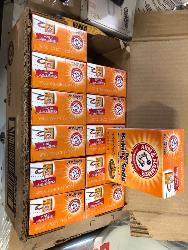 Photo 2 of 12 PACK - Arm & Hammer Baking Soda 1 lb / 454 g by Arm & Hammer