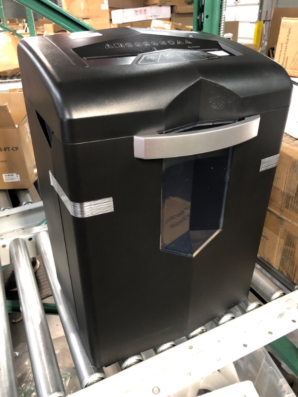 Photo 2 of Bonsaii 18-Sheet Heavy Duty Paper Shredder, 40-Min Microcut Office Shredder for CD/Credit Card/Staple, Anti-Jam & 58dB Quiet Commercial Shredder, Higher Security P-4 Level,7-Gal Big Pullout Bin C144-E 18 Sheet Micro Cut