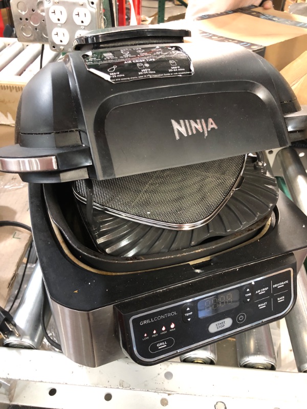 Photo 2 of **See Notes**
Ninja AG301 Foodi 5-in-1 Indoor Grill with Air Fry, Roast, Bake & Dehydrate, 4-Quart Indoor Grill
