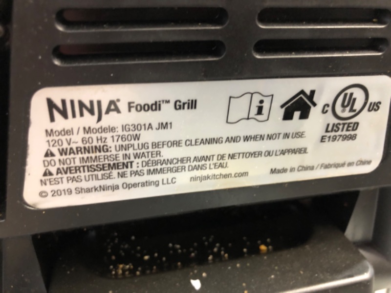 Photo 5 of **See Notes**
Ninja AG301 Foodi 5-in-1 Indoor Grill with Air Fry, Roast, Bake & Dehydrate, 4-Quart Indoor Grill