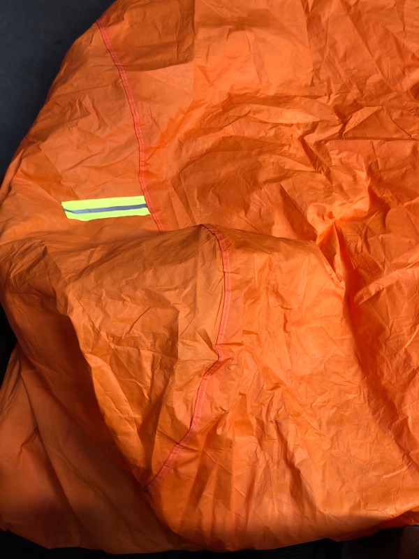 Photo 2 of Covers Universal Orange Car Cover Outdoor Sun Dust UV Protection XXL-5.3X2.0X1.50M)