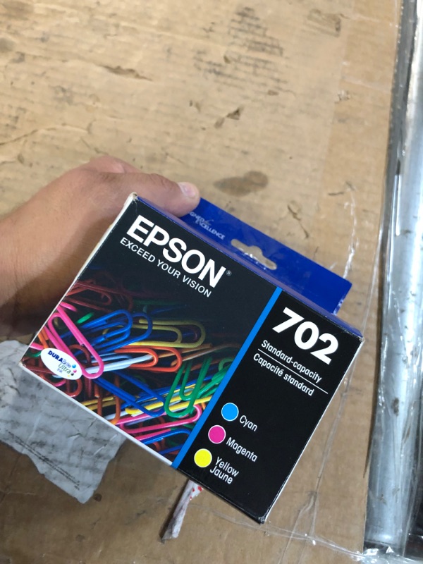 Photo 1 of EPSON T702 DURABrite Ultra -Ink Standard Capacity Color Combo Pack (T702520-S) for select Epson WorkForce Pro Printers