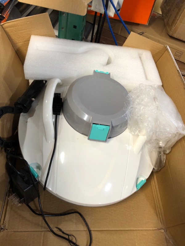 Photo 4 of **FOR PARTS** Moolan Cordless Pool Vacuum Cleaner White