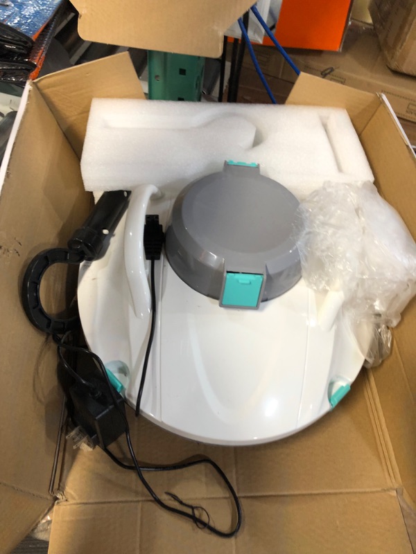 Photo 2 of **FOR PARTS** Moolan Cordless Pool Vacuum Cleaner White