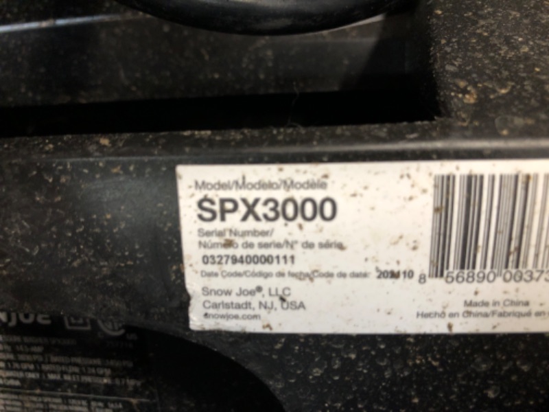 Photo 4 of 2030 MAX PSI 1.76 GPM 14.5 Amp Electric Pressure Washer