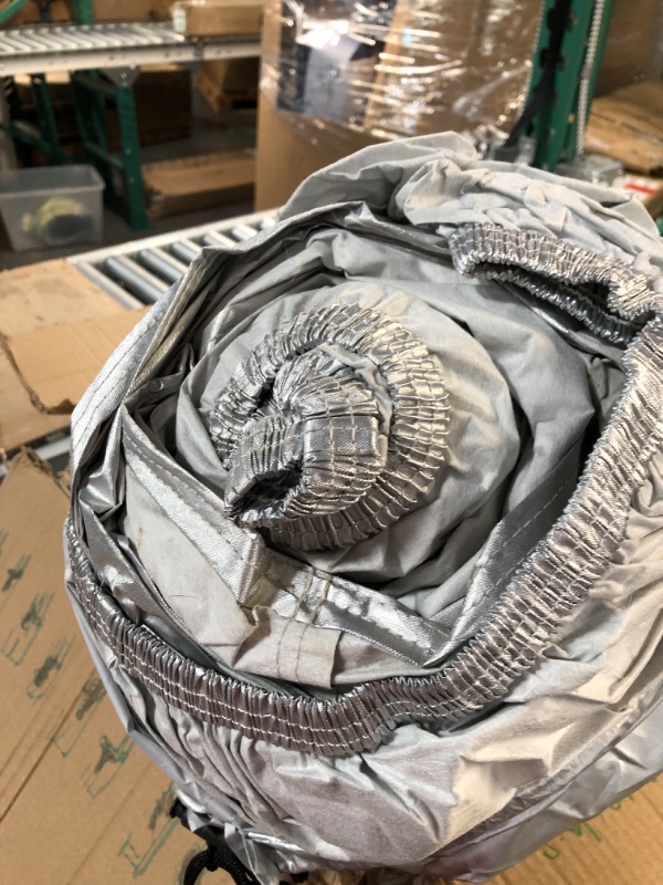Photo 1 of Tecoom Car Cover Waterproof All Weather, 3 Layers (160-172 Inch) Silver 2L: Fit 160-172 inches Length Hatchback