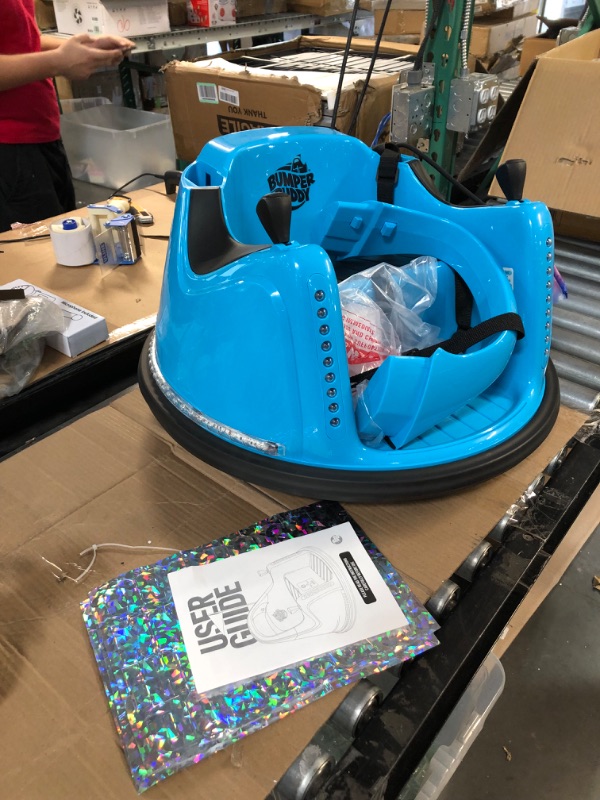 Photo 3 of ***SEE NOTES*** Ride On Electric Bumper Car, 12V 2-Speed,Blue