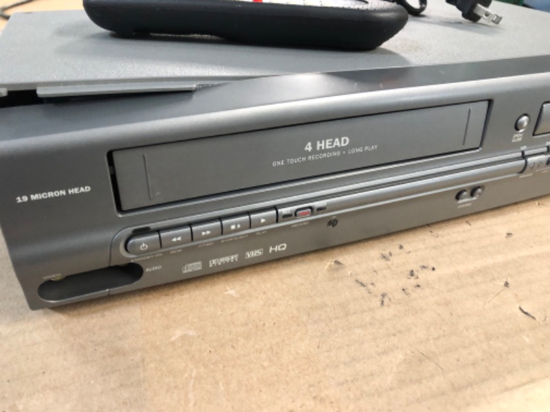 Photo 2 of Emerson VHS/DVD Combo Player With Remote